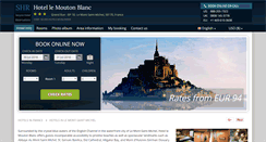 Desktop Screenshot of lemoutonblanc-lemontsaintmichel.com